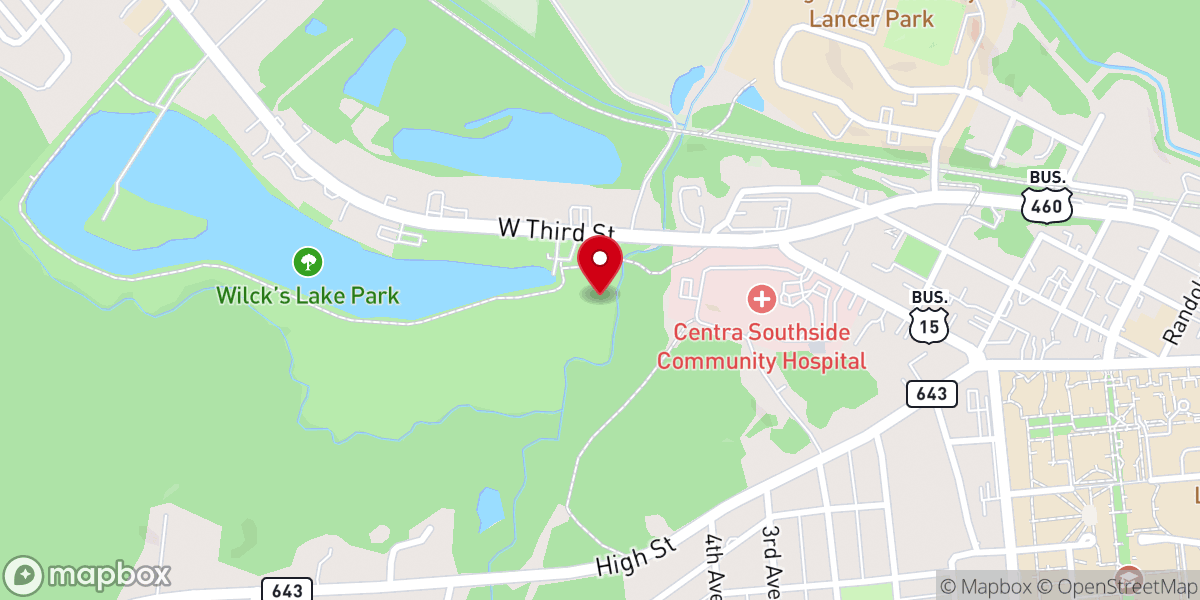 Map showing location of Jonathan Ministries