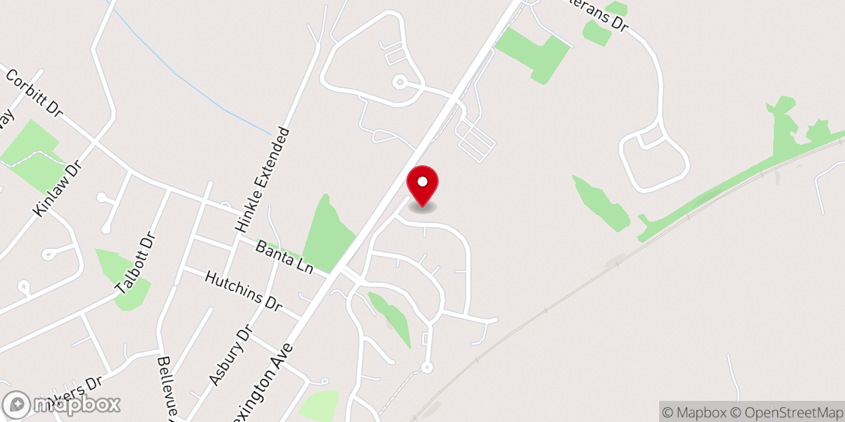 Map showing location of Asbury Seminary Community Garden