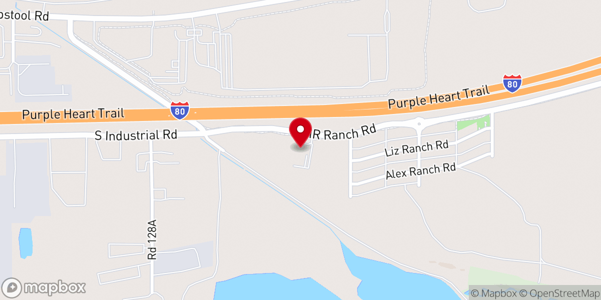 Map showing location of Miracle Valley Ministries