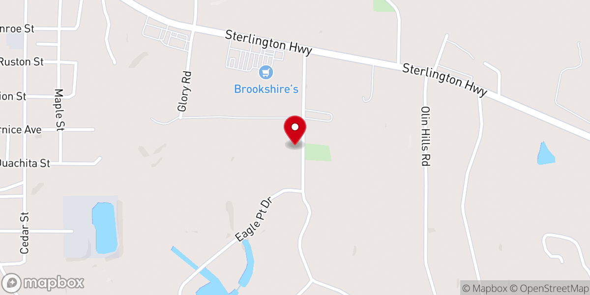 Map showing location of Union Parish Sheriffs Office