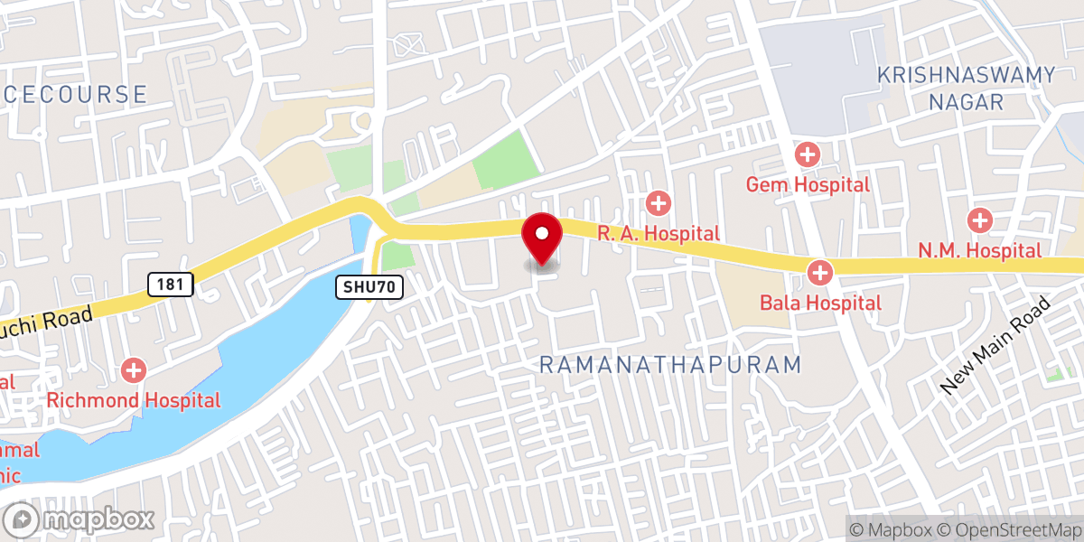 Map showing location of Church of God Full Gospel