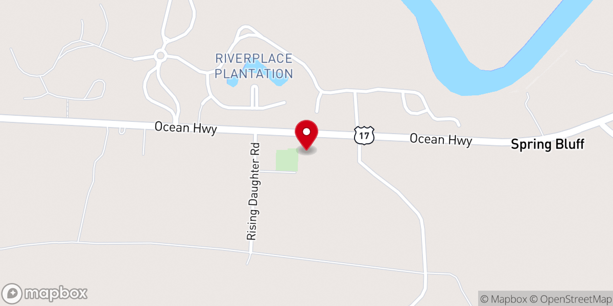 Map showing location of Rising Daughter Church