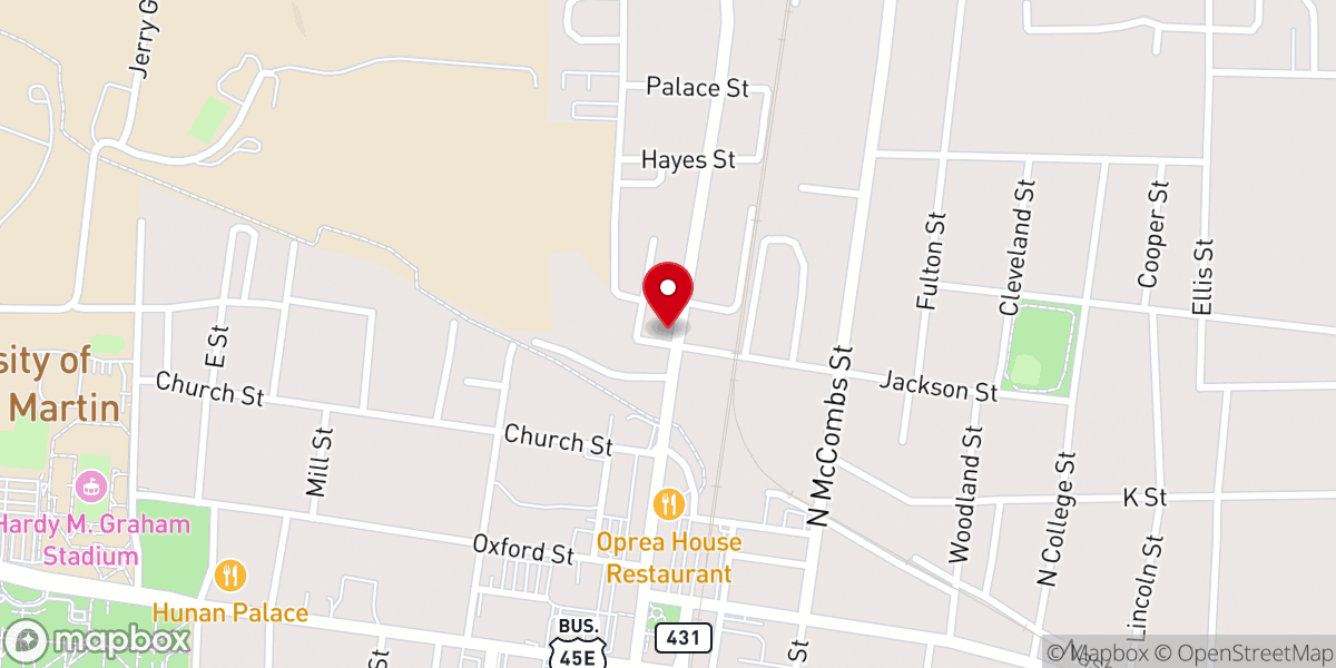 Map showing location of Miles Chapel Christian Methodist Episcopal Church