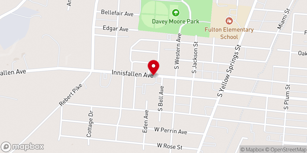 Map showing location of Saint Luke Baptist Church