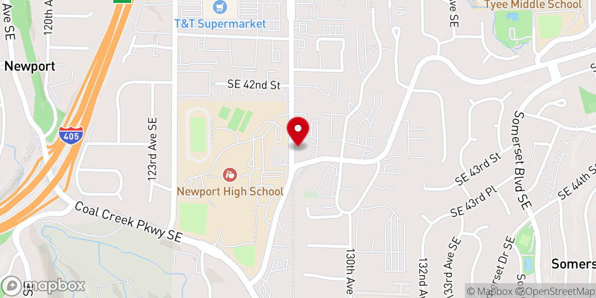 Map showing location of Saint Margaret's Episcopal Church