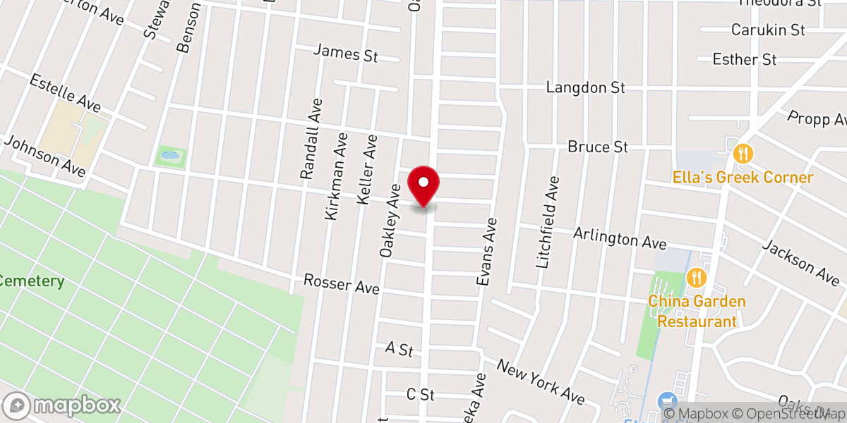 Map showing location of Monte de Santidad Assembly of God Elmont NY 11003
