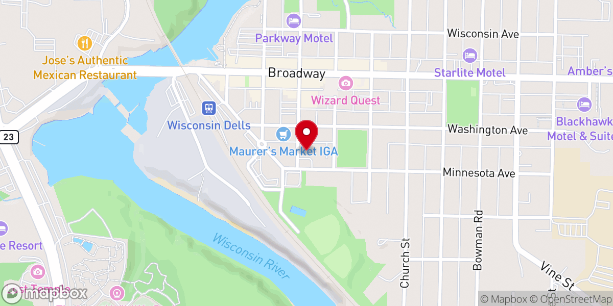 Map showing location of Saint Cecilia Catholic Church Roman Rite