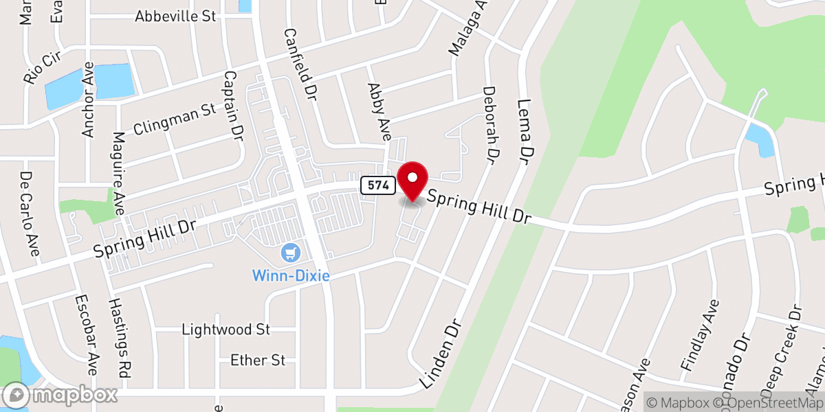 Map showing location of Fellowship Community Church