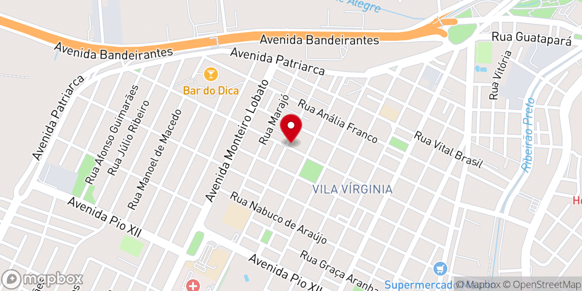 Map showing location of Igreja evangélica assembléia de Deus ministério Belém