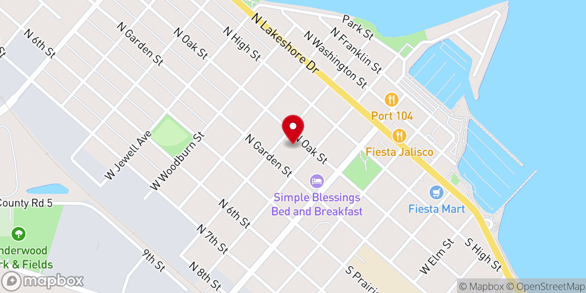 Map showing location of Redeeming Grace Community Church