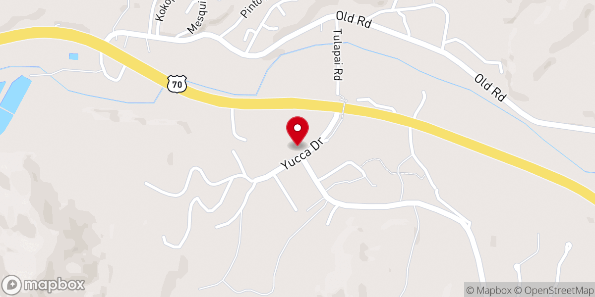 Map showing location of Mescalero Family Worship Center