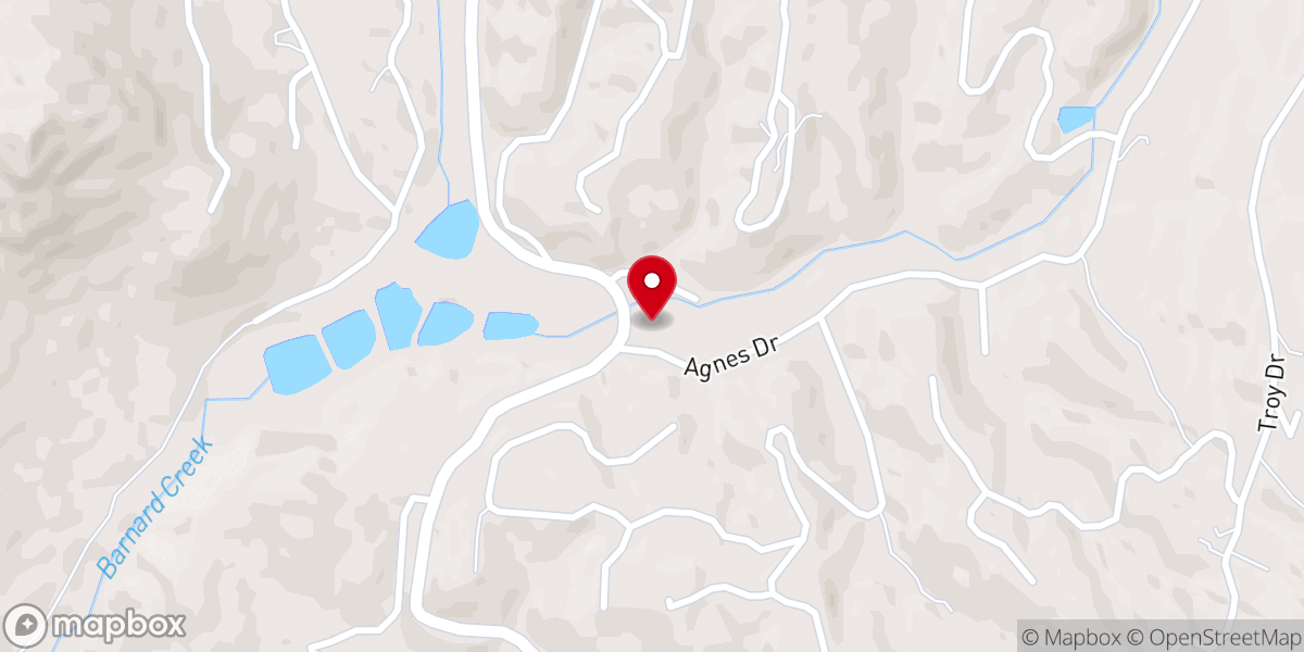 Map showing location of Rocky Mountain Chapel
