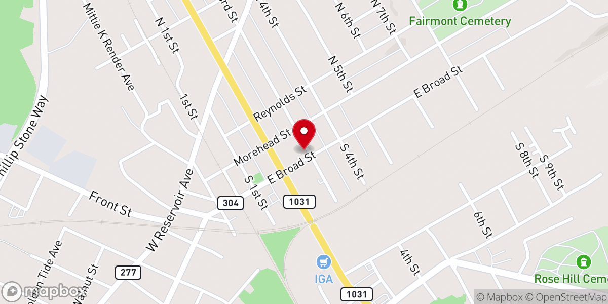 Map showing location of Awakening Community Church
