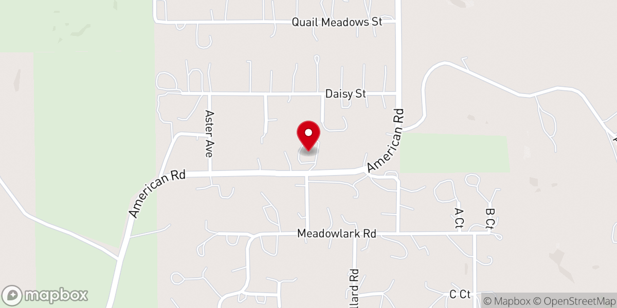 Map showing location of Faith Community Church