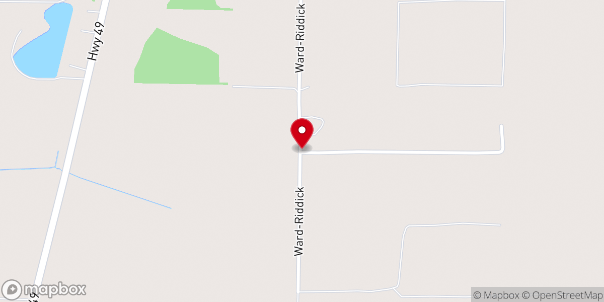 Map showing location of Calvary Church SCB