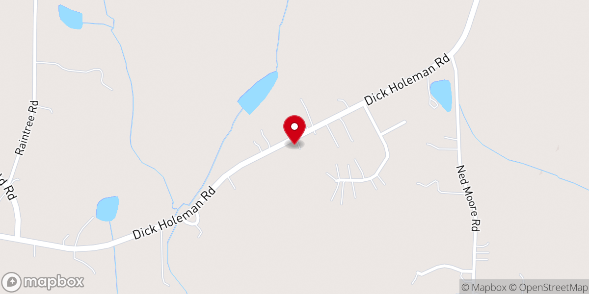 Map showing location of Grace Tabernacle Holiness Church