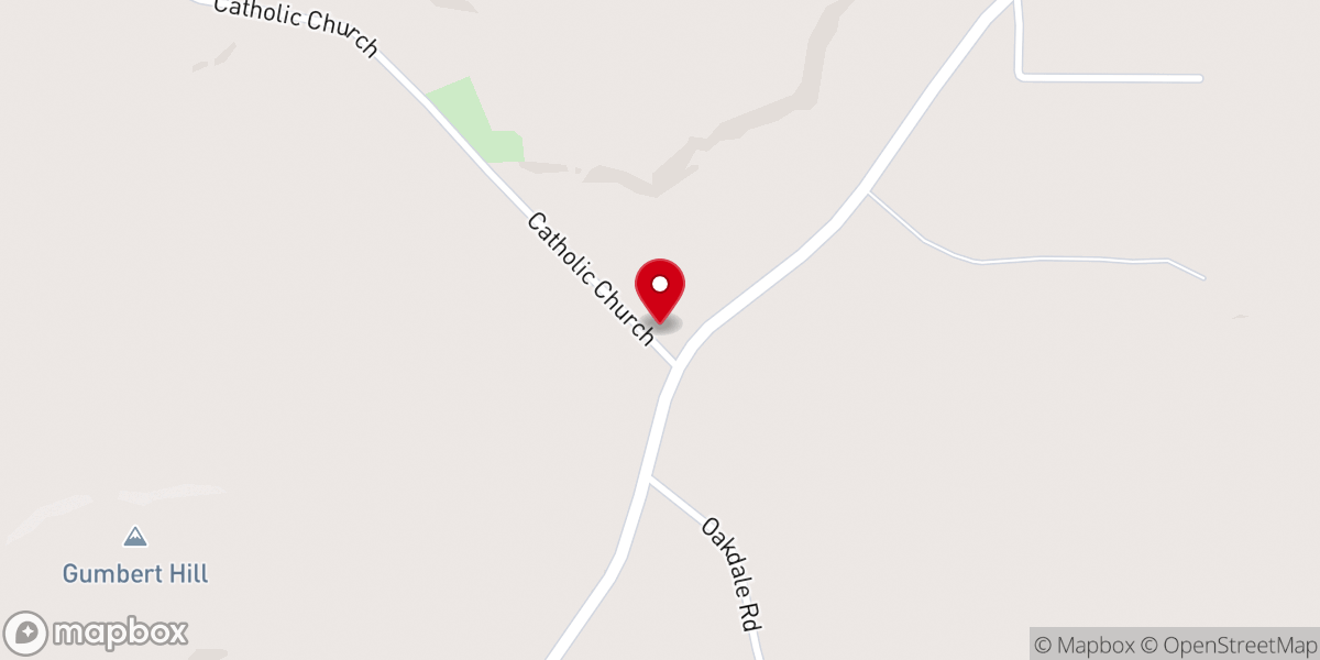 Map showing location of Saint Dominic's Mission Church