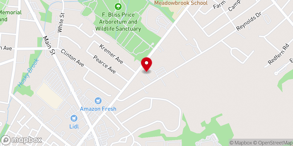 Map showing location of Monmouth Grace United Church