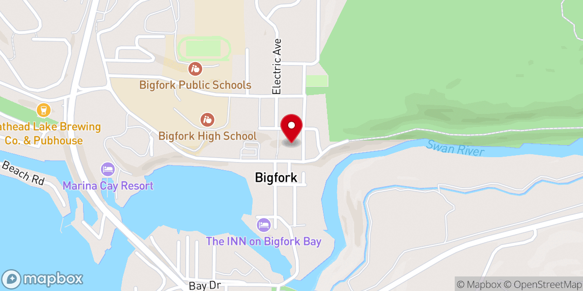 Map showing location of Outpost Church