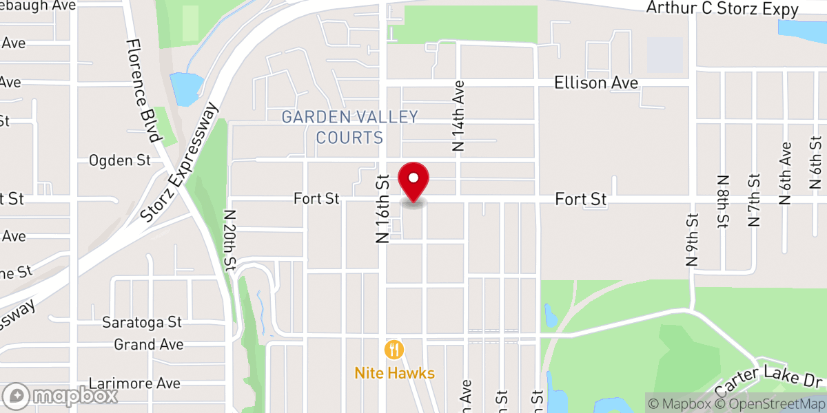 Map showing location of Pentecostal Church Gateway of Heaven