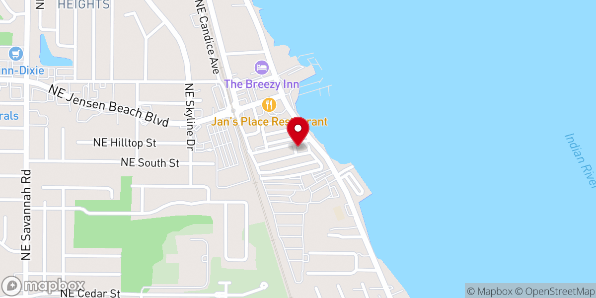 Map showing location of Larry Bender Ministries Inc