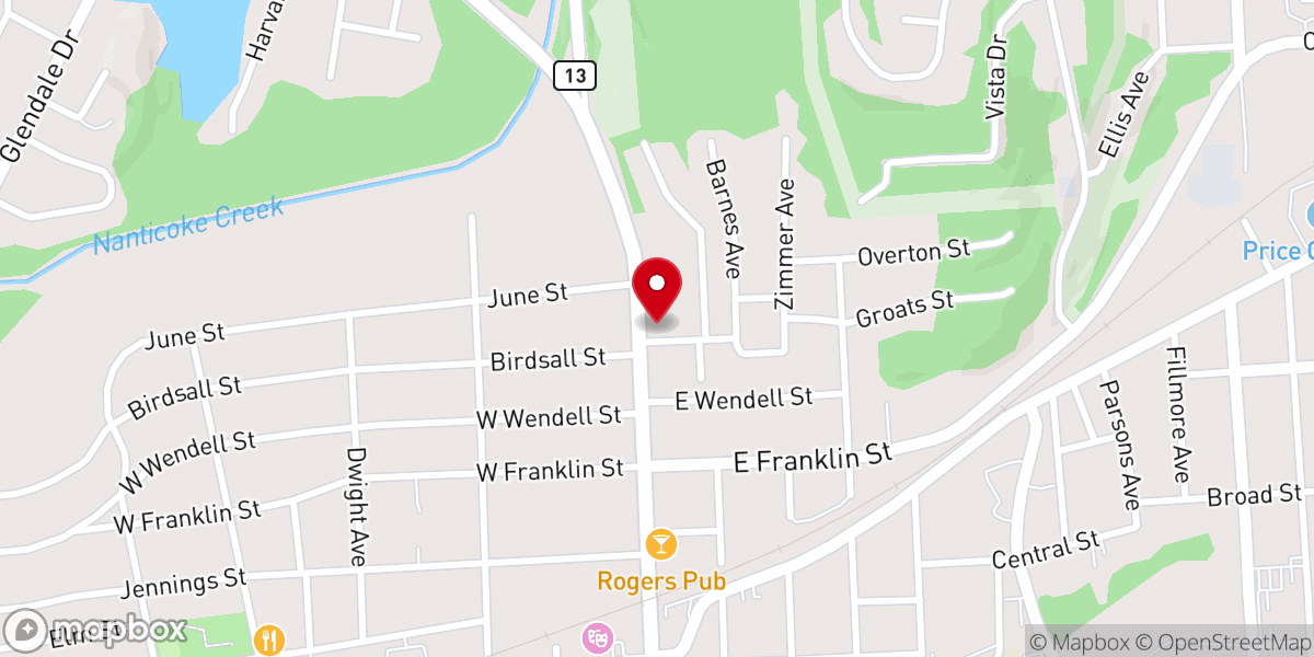 Map showing location of Christian Life Church UPC