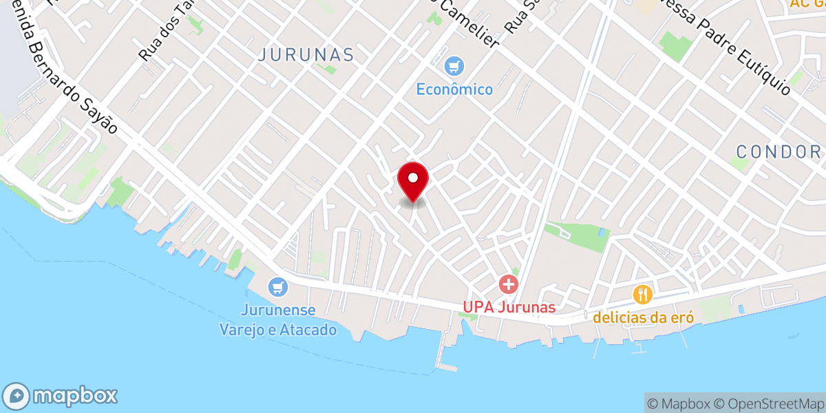 Map showing location of Igreja Evangélica Maranata Sede