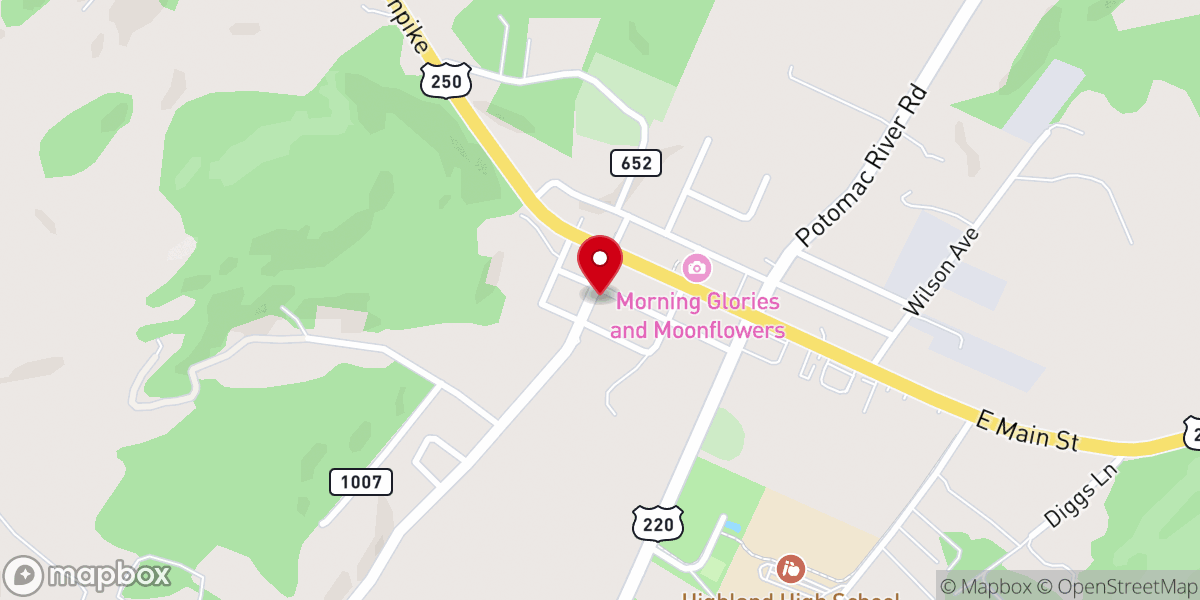 Map showing location of Big Fish Cider Co.