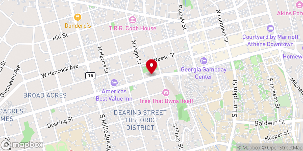 Map showing location of Phoenix Community of Athens