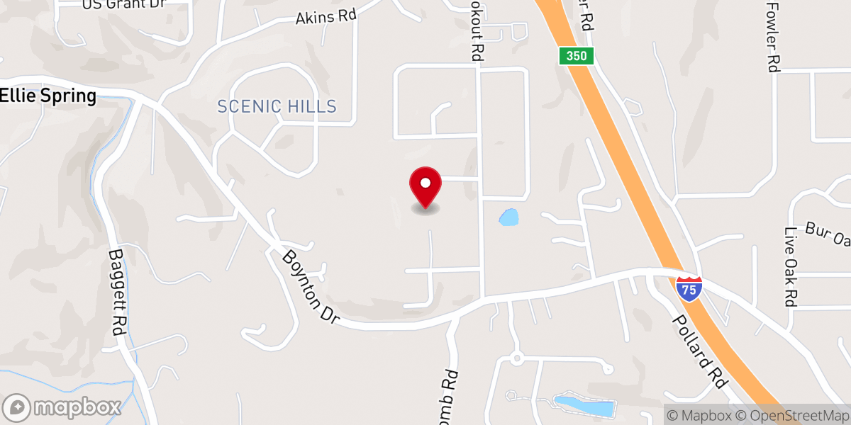 Map showing location of Brand of the Cross Ministries Inc