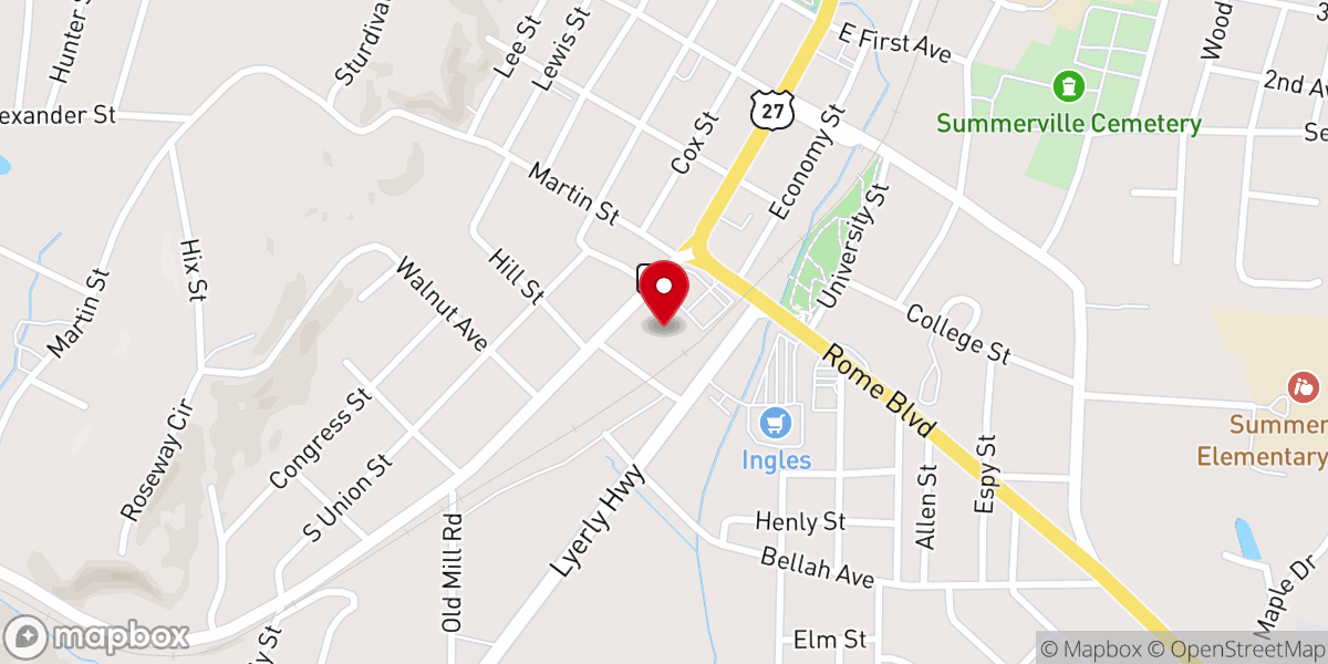 Map showing location of Connect City Church