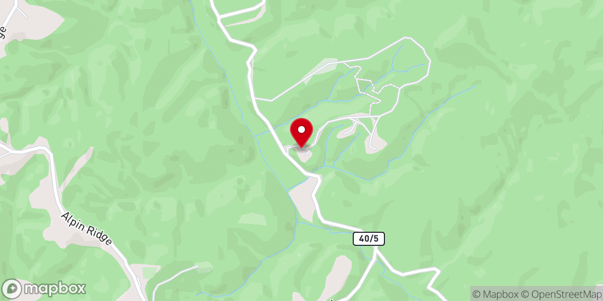 Map showing location of The Wilderness Christian Camp