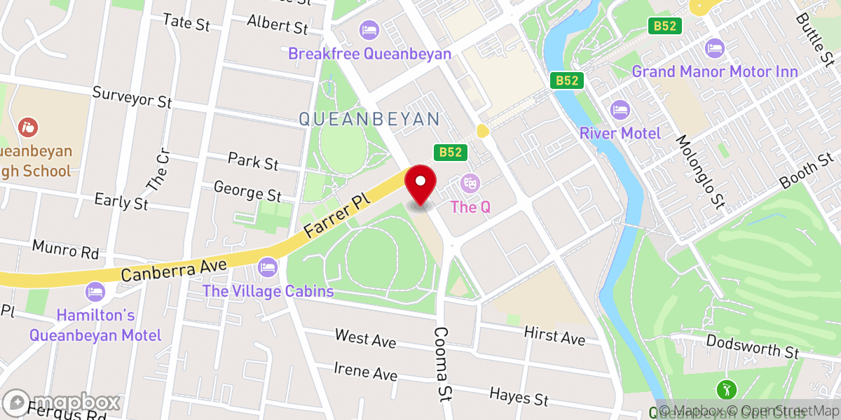 Map showing location of Saint Raphael's Roman Catholic Church