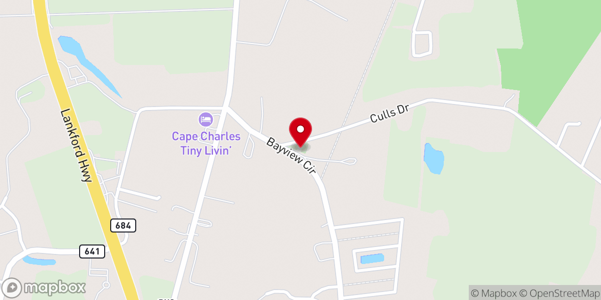 Map showing location of Holmes Presbyterian Church