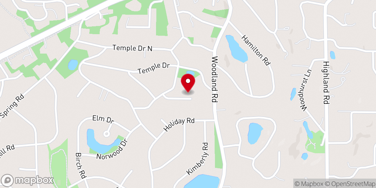 Map showing location of Redeemer Bible Church