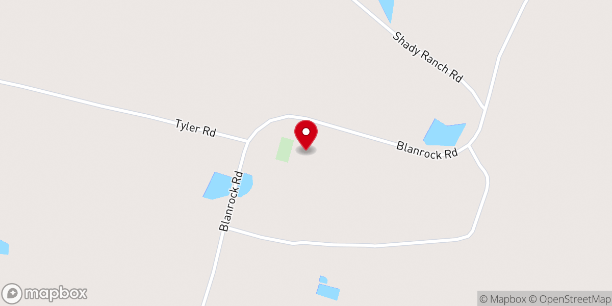 Map showing location of Metter Mennonite Church