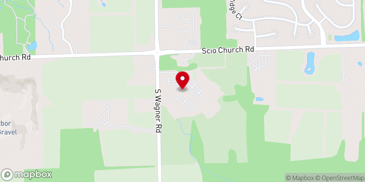 Map showing location of Knox Presbyterian Church
