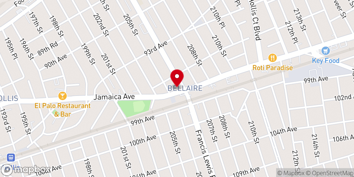 Map showing location of Bishop Ebony Kirkland