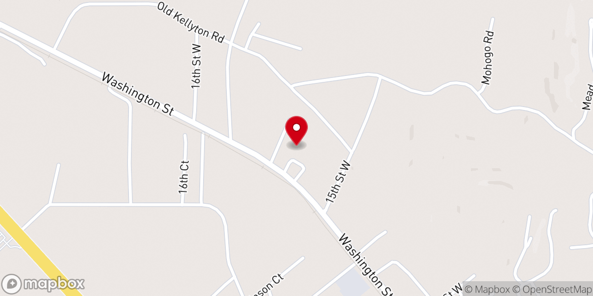 Map showing location of Alex City Holiness Church