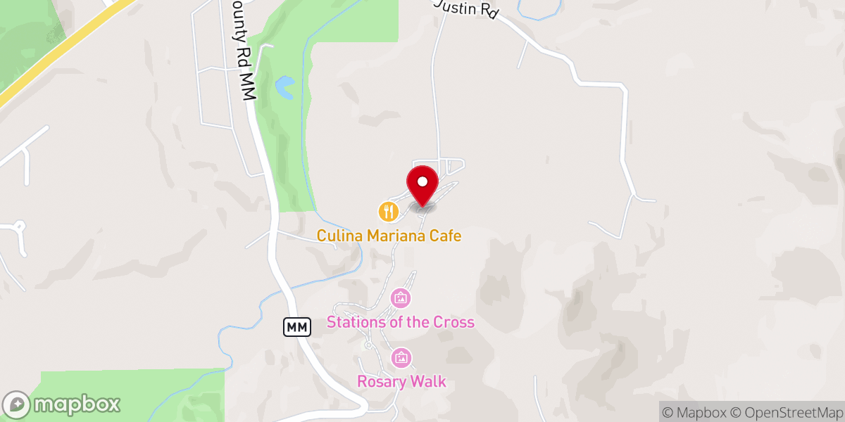 Map showing location of Mother of Good Counsel Votive Candle Chapel