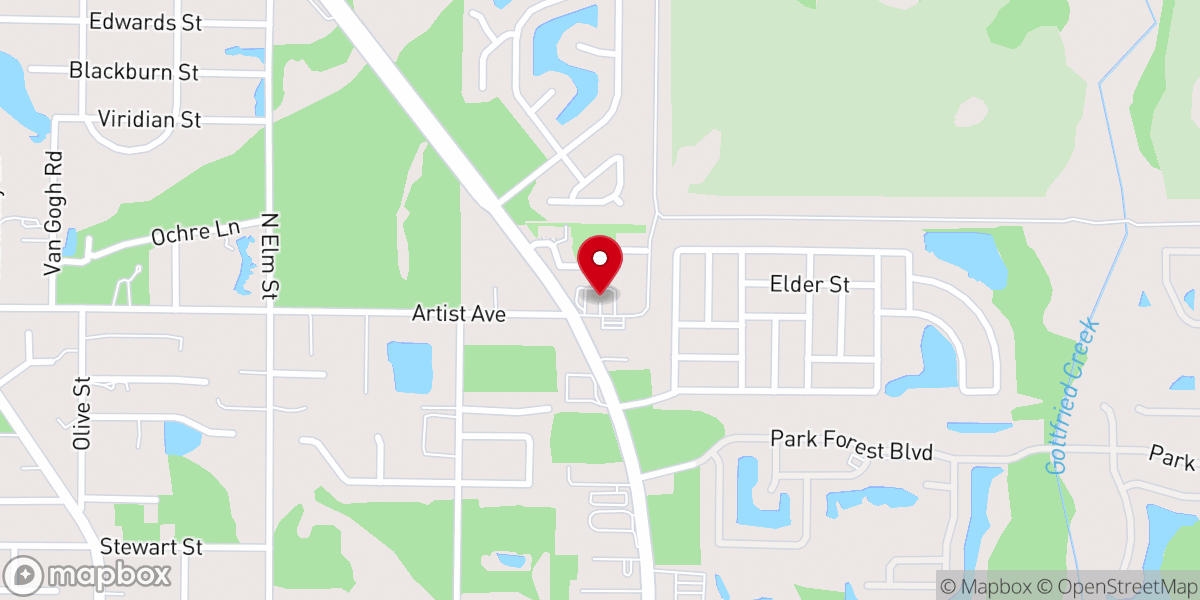 Map showing location of Calvary Chapel SonLife