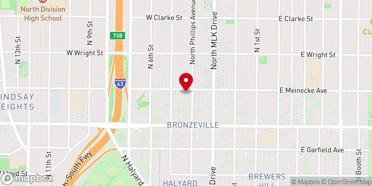 Map showing location of King Solomon Missionary Baptist Church