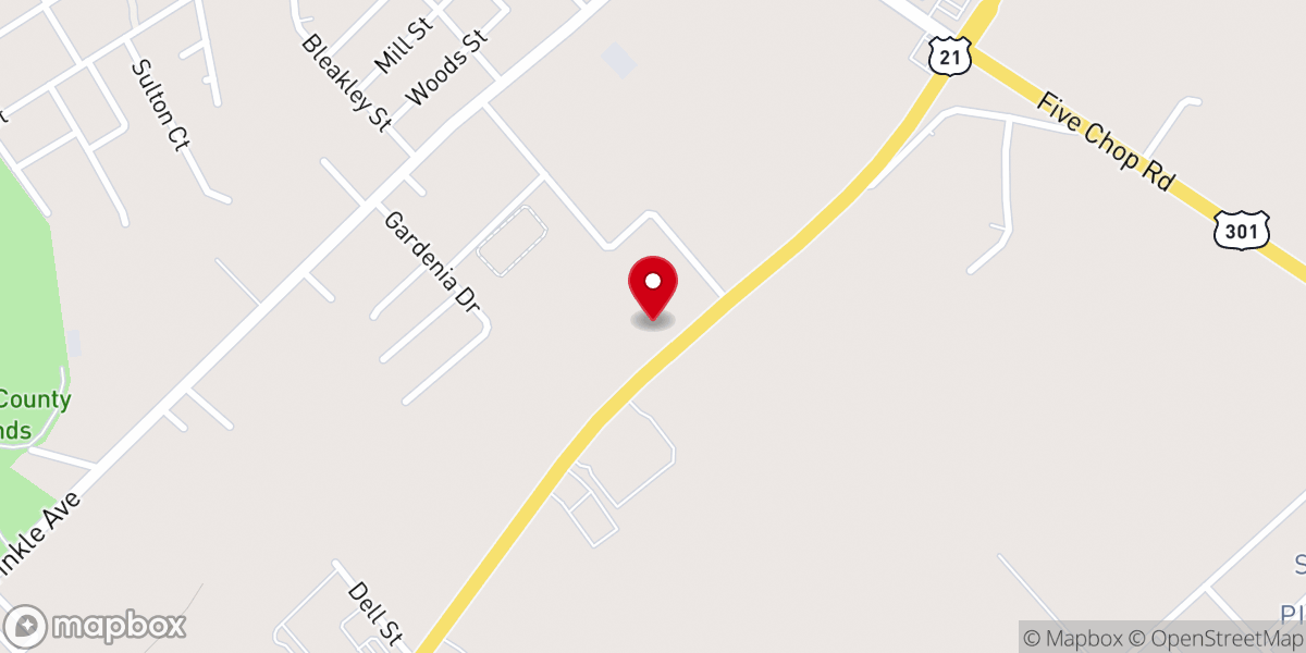 Map showing location of House of Refuge - Apostolic Church