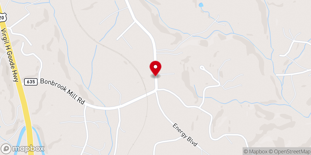 Map showing location of Crossroads Community Church