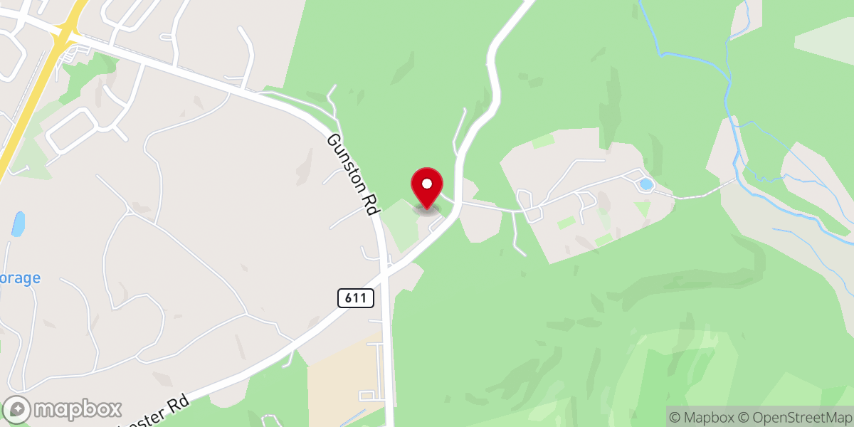 Map showing location of Cranford Memorial Methodist Church