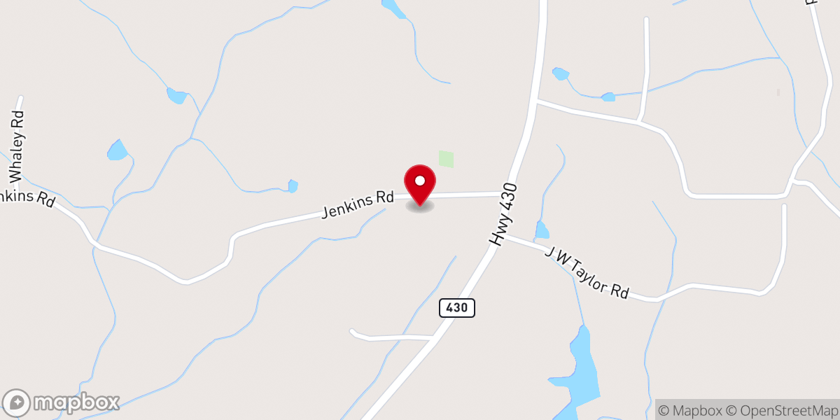 Map showing location of Mount Zion Holiness Church