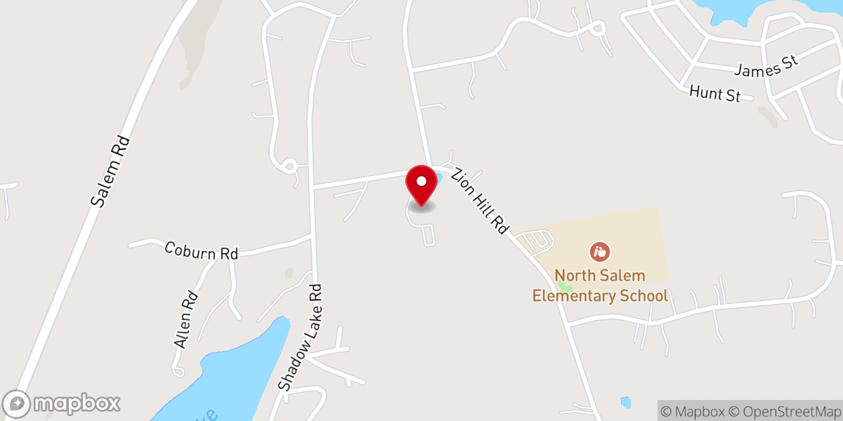 Map showing location of Triumphant Cross Lutheran Church