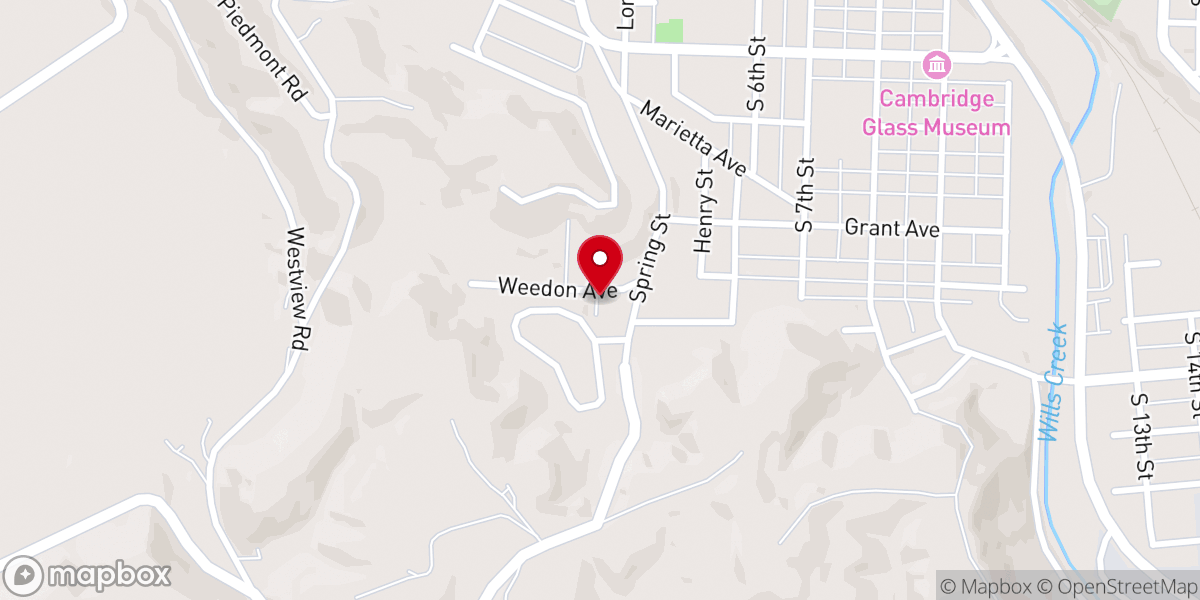 Map showing location of Freedom Worship Chapel