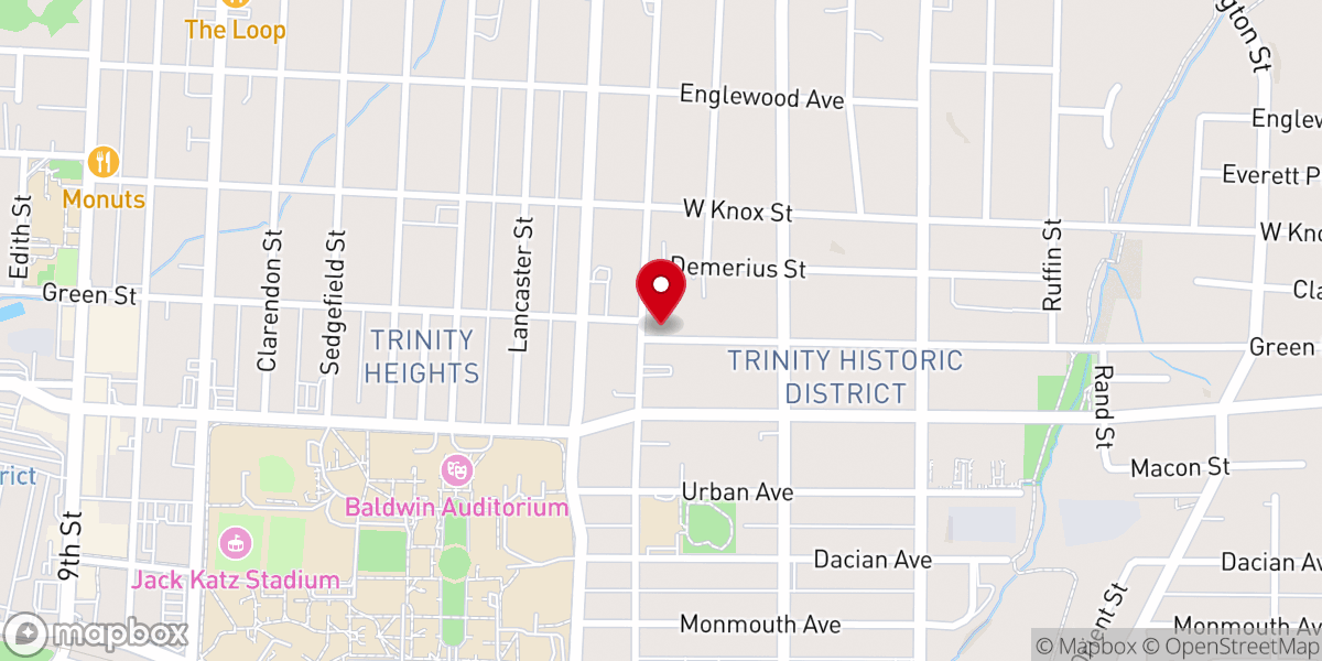 Map showing location of Farm Church