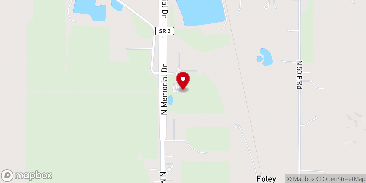 Map showing location of Cross Road Church